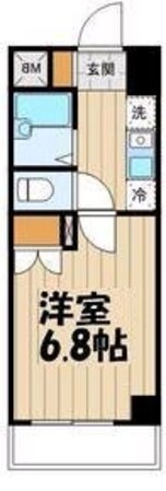 レジディア木場の物件間取画像